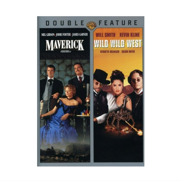 NWT Warner Bros Double Feature DVD Set: Maverick & Wild Wild West - Picture 1 of 3